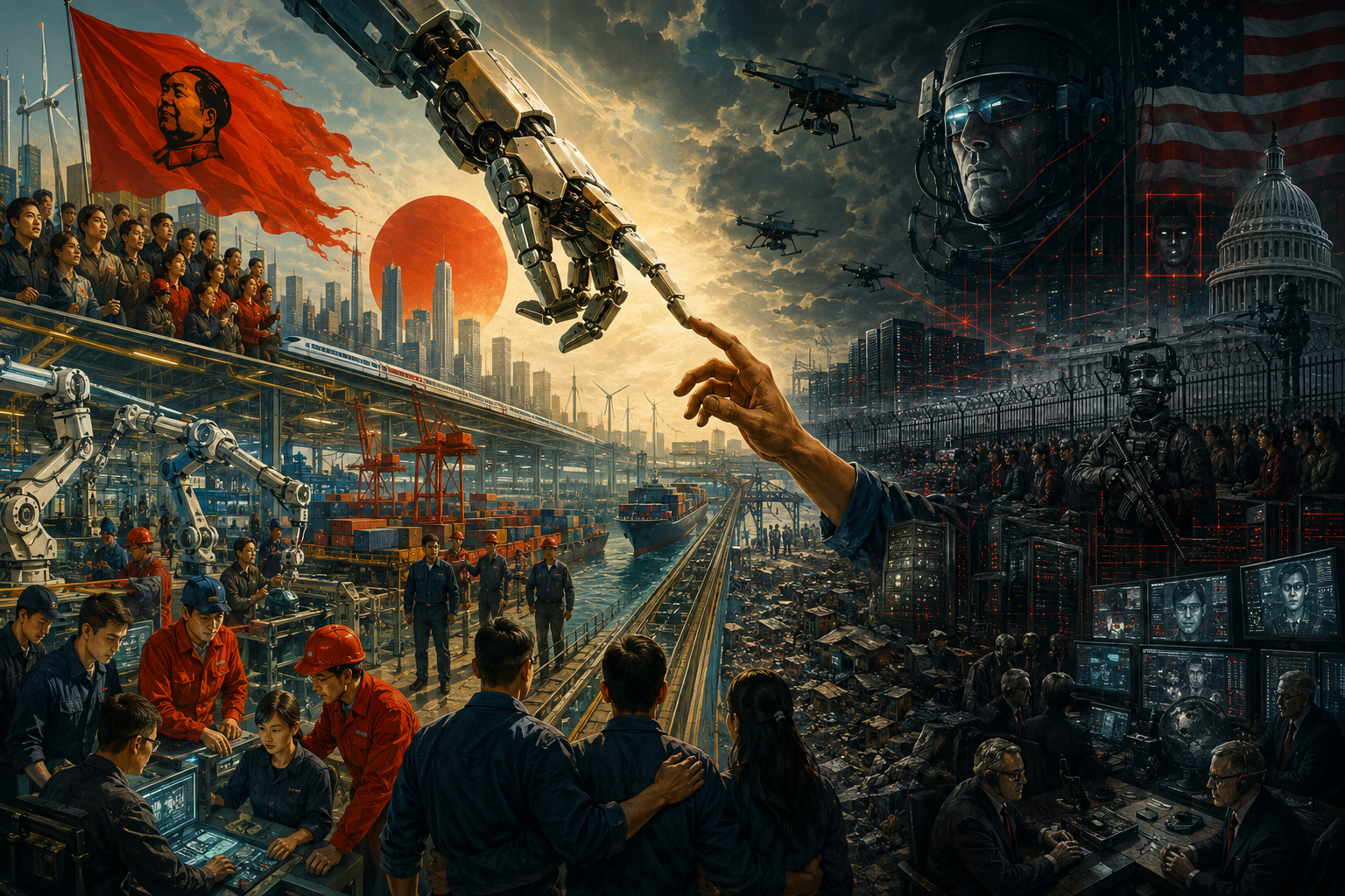 RED MACHINES, BLACK MIRRORS: AI, EMPIRE, AND THE NEW LONG MARCH AGAINST ...